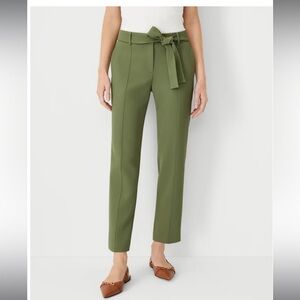 Ann Taylor Tie Waist Ankle Pant
